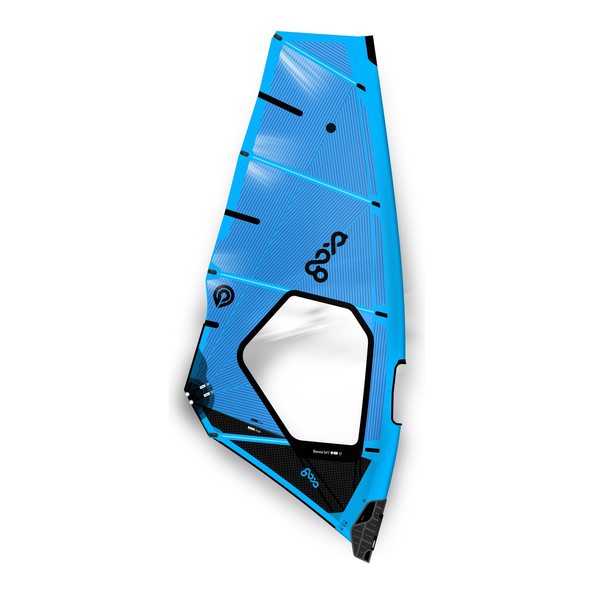 Goya Banzai Surf 2 Pro Carbon - "Color: Neon Blue","Size: 4.0"