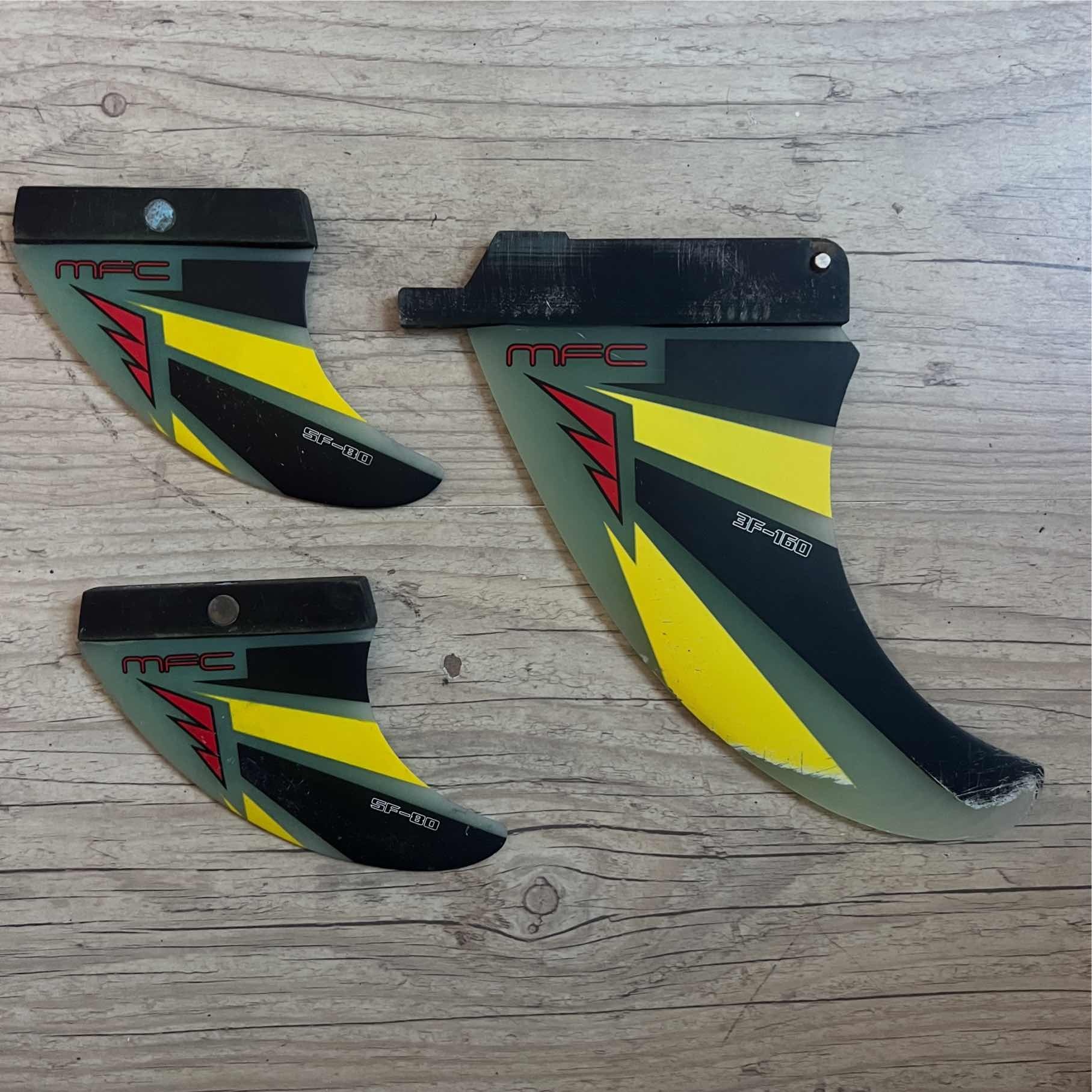MFC thruster fins (3F-160 US box +  2xSF-80 MT)