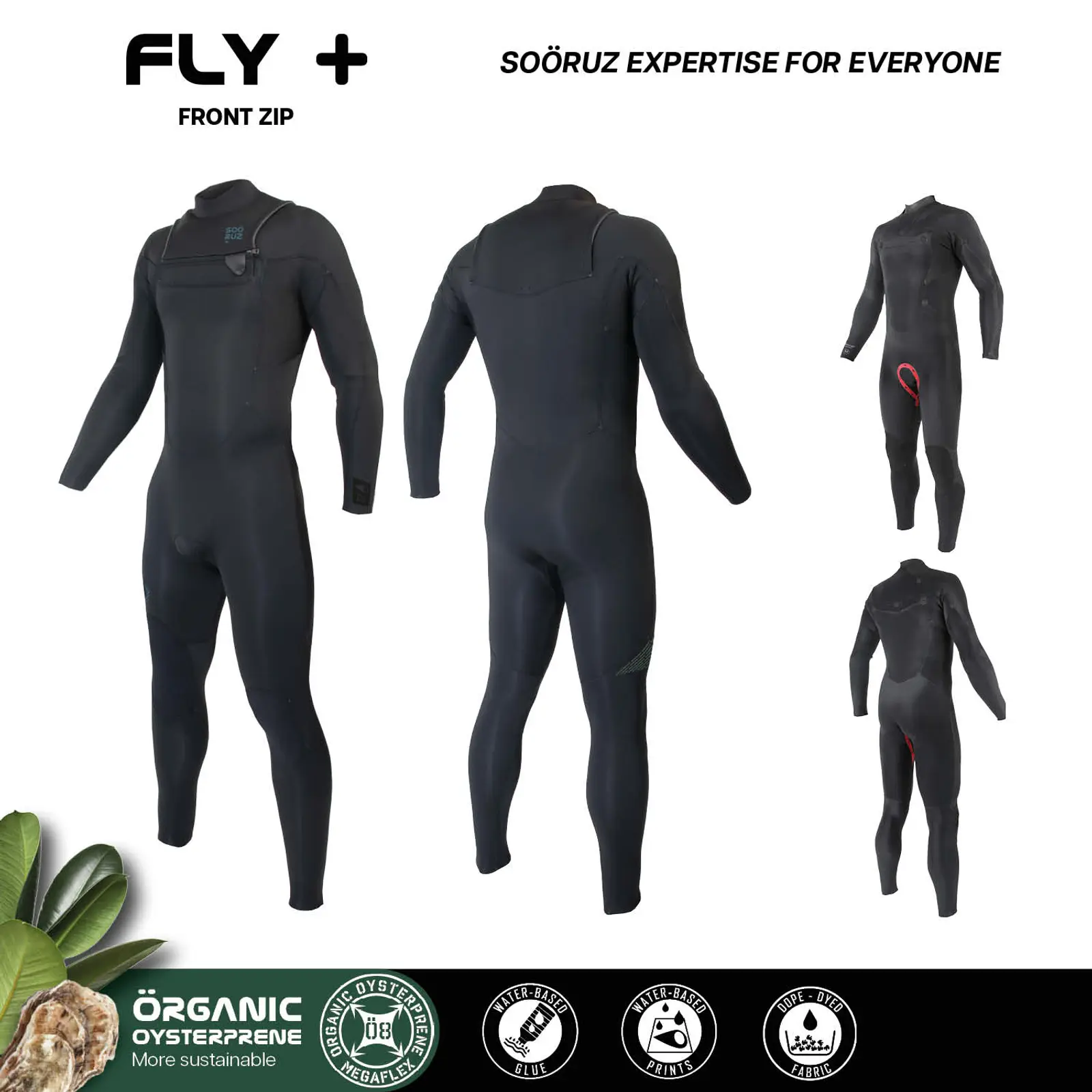 Sooruz Fullsuit Men 4/3 Front Zip FLY+ - Size : XXL