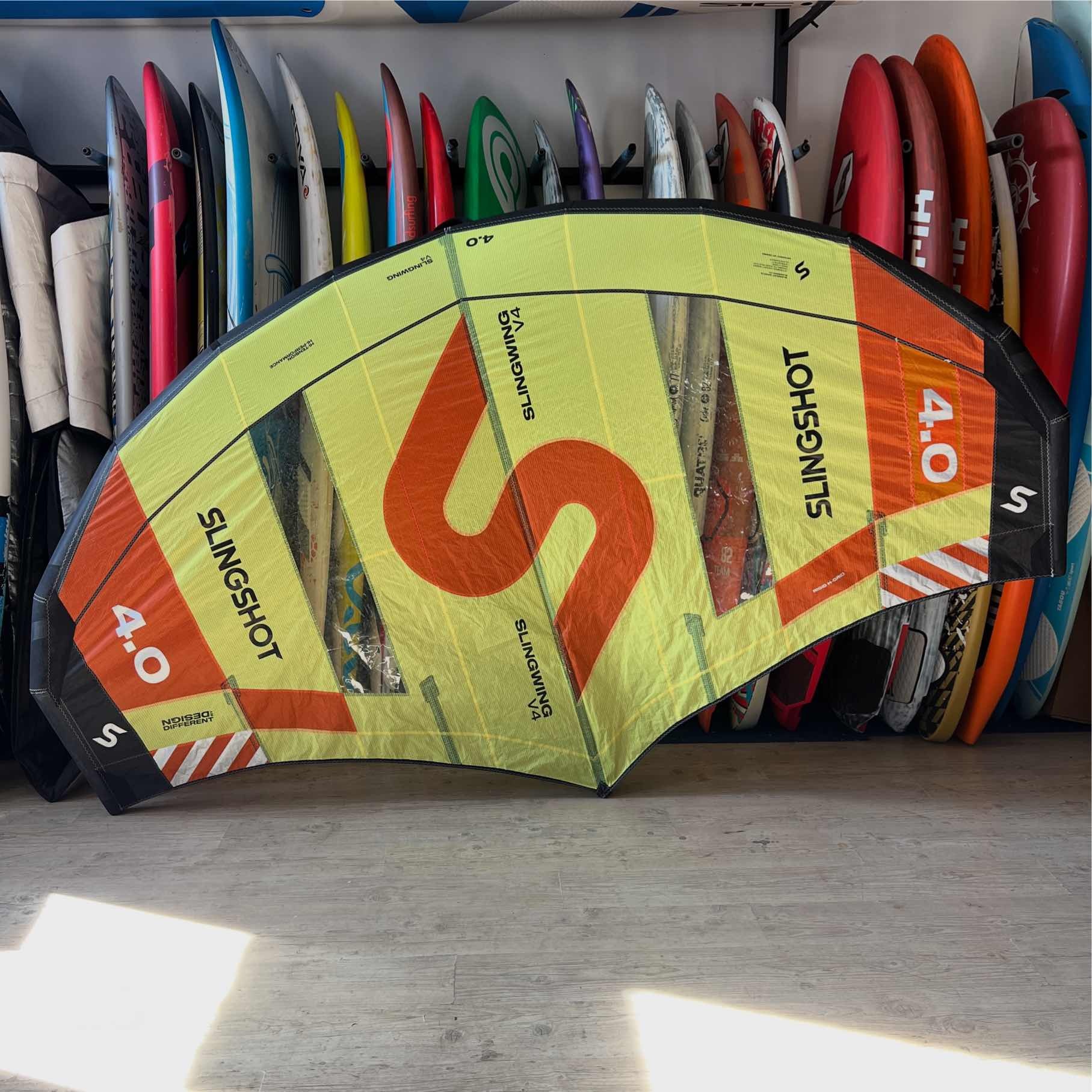 Slingshot Slingwing v4 4.0 + carbon handles