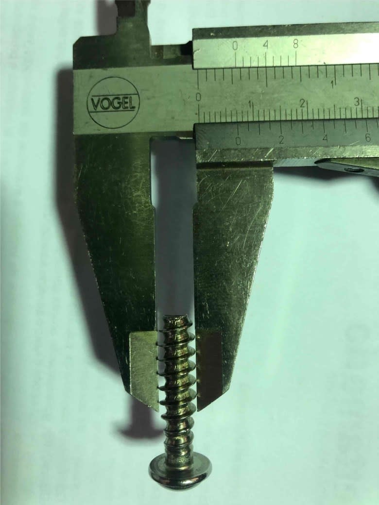 Vite a diametro maggiorato per footstrap