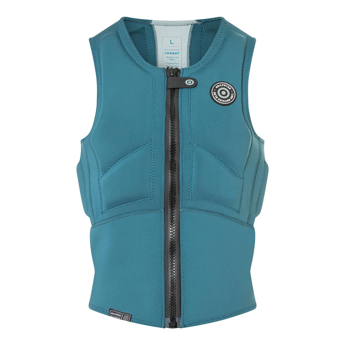 Neil Pryde Combat Impact HS FZ Vest Men - "Color: C2 Petrol / Light grey-blue","Size: XXL"